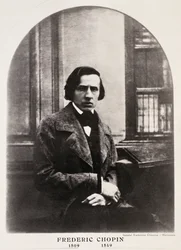 Frédéric Chopin (1810-49), inciso da un dagherrotipo