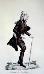 Rivoluzione Francese: Caricatura sui Giacobini al momento della scissione del movimento 