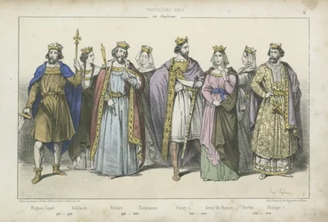 Re e regine francesi del X, XI e XII secolo
