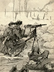 Squadra di mitragliatrici francesi alla Battaglia dell