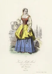 Lattaia francese del tempo di Luigi XIV