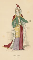 Nobile francese del regno di Carlo V, 1364