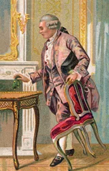 Scrittore francese Pierre Augustin Caron de Beaumarchais, c.1900