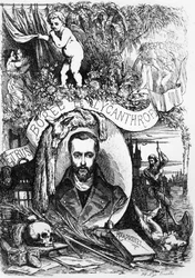 Frontespizio per Champavert di Petrus Borel, il Licantropo (1809-59) 1872