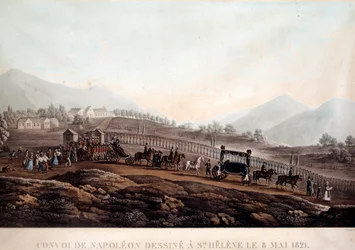 Convoglio funebre di Napoleone I (1769-1821) a Sant