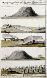 Antichità galliche situate a Locmaziaquev, Crach, Quiberon e Carnac, parrocchie dell