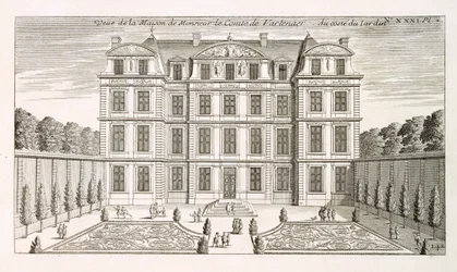 Elevazione del giardino della casa del conte Vartenaer, c.1720