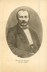 Gerard De Nerval, ritratto (incisione)