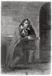 Gracchus Babeuf (1760-97) che si pugnala