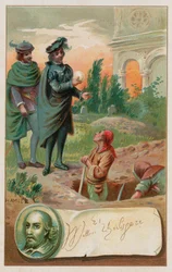 Scena del cimitero da Amleto