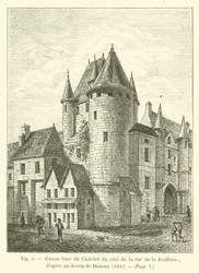 Grande torre del Chatelet dal lato della rue de la Joaillerie