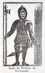 Guardia alla tomba di Nostradamus