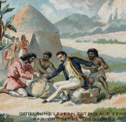 Guillaume Lejean, esploratore francese, messo in catene per ordine dell