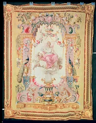 Armonia e Giunone: dal Trionfo degli Dei, arazzo Gobelins, 1699