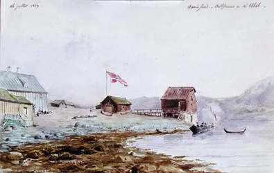 Porto di Havoysund (Havoesund) in Norvegia