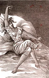 Mal di testa, melanconia e isteria, ansia. 1887
