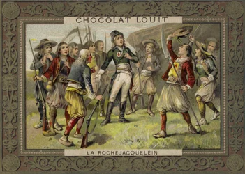 Henri de la Rochejacquelein che si rivolge ai suoi soldati, Rivolta della Vandea, Rivoluzione Francese