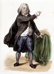 Honoré Gabriel (Honoré-Gabriel) Riqueti, Conte di Mirabeau (1749-1791) - in "Le Plutarque Français" di Mennechet