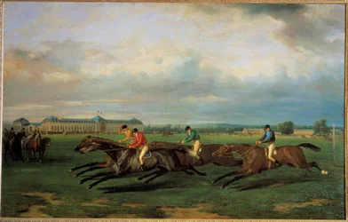 Corse di cavalli a Chantilly