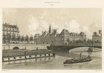 Hôtel de Ville, 1867