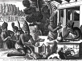 Come i nativi della Nuova Spagna preparavano il cacao per il cioccolato
