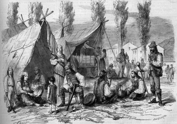Campo di emigranti ungheresi a Vatimont, Mosella (57)
