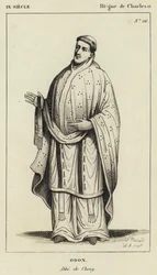 IX secolo, regno di Carlo II, Odon, abate di Cluny