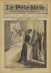 Ci sono ricevere e ricevere. Illustrazione per Le Pele-Mele