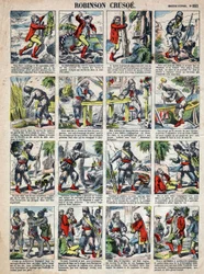 Illustrazione per il libro di Daniel Defoe 