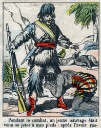 Illustrazione per il libro di Daniel Defoe 