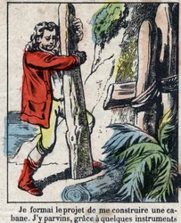 Illustrazione per il libro di Daniel Defoe 