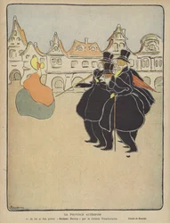 Illustrazione per Le Rire (litografia a colori)