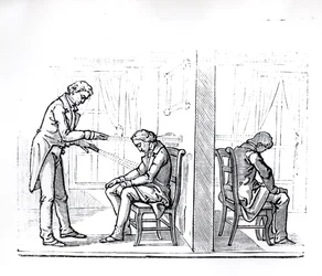 Illustrazione dal lavoro di du Potet sull