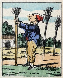 Illustrazione del racconto “Storia Veridica di Jeannot Serinet” Incisione su legno di Imagery Pellerin - Epinal, sd. Fine XIX secolo