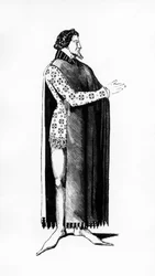 Illustrazione tratta da Histoire du costume en France depuis les 18e siècle di Jules Etienne Joseph Quicherat, 1877