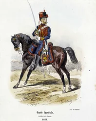 Guardia Imperiale: Artiglieria a Cavallo nel 1854 - in “Histoire de l