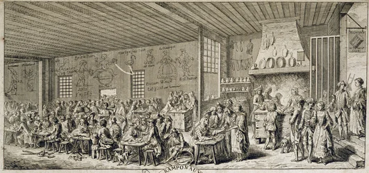 Interno di un cabaret 
