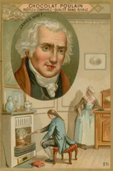James Watt, carta commerciale Chocolat Poulain