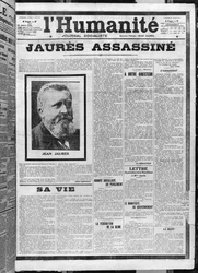 Jaurès assassinato, da L