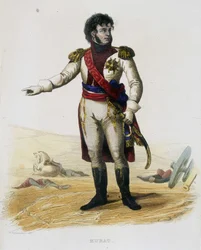 Joachim Murat (Gioacchino Murat) (1767-1815), Maresciallo di Francia e Re di Napoli - in "Plutarque Français"