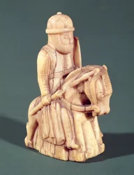 Cavaliere da un set di scacchi