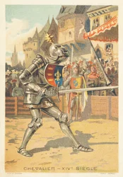 Cavaliere nel XIV secolo