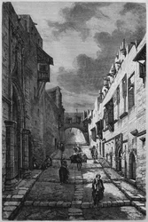 Via dei Cavalieri a Rodi, da La Syrie d
