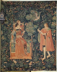 La Vie Seigneuriale: Lettura, Officina della Loira, c.1500