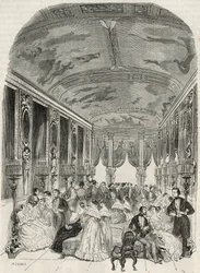 La cosiddetta galleria Lebrun, usata come sala di conversazione durante il ballo - Hôtel Lambert sull