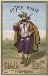 Etichetta per filo portoghese
