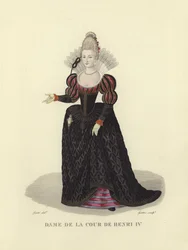 Dama della corte di Enrico IV di Francia