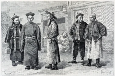 Lama e Mongoli di Ala-Chan - in "Le Tour du Monde", 2° semestre 1887