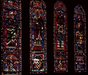 Vetrate del transetto sud, c.1217-25
