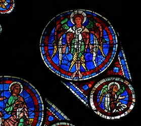 Giudizio Universale: un serafino e un angelo